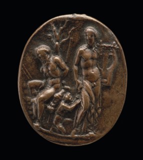 Apollo and Marsyas, mid 15th century. After the Antique.