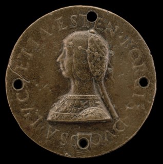 Lucrezia Borgia, 1480-1519, Wife of Alfonso d'Este of Ferrara 1502, probably 1502.
