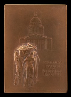 The Body of President Sadi Carnot Borne to the Panthéon [obverse], 1894.