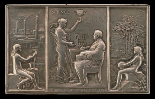 Charles Christofle, 1805-1863, Silversmith [obverse], 1892.