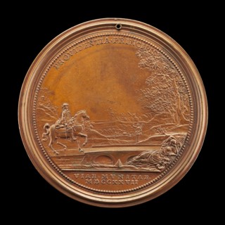 Mounted Traveller [reverse], 1727.
