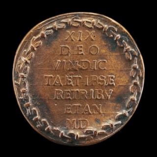 Inscription in a Wreath [reverse], 1519.
