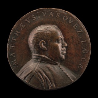 Mateo Vásquez, c. 1542-1591, Secretary to King Philip II from 1573 [obverse], c. 1573.