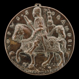 Giovanni II Bentivoglio and Squire [reverse], probably c. 1478/1482.
