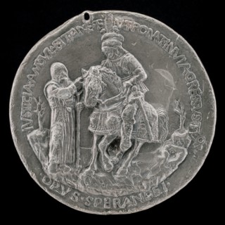 Niccolo da Correggio and a Friar [reverse], c. 1480.