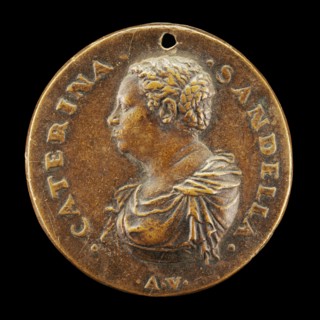 Caterina Sandella of Venice, Wife of Pietro Aretino 1548, c. 1548.
