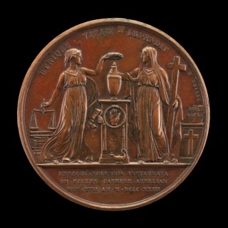 Justice and Faith [reverse], 1823.