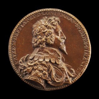 Antoine Coëffier, called Antoine Ruzé, 1581-1632, Baron Longjumeau 1621 and Marquess of Effiat 1624 [obverse], 1629.