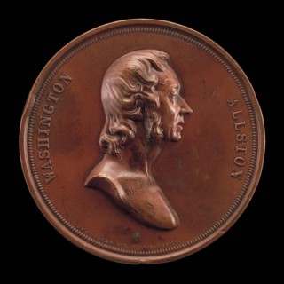 Washington Allston, 1779-1843, Painter [obverse], 1847.