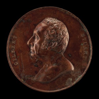 Gilbert Stuart, 1755-1828, Painter [obverse], 1848.