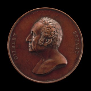 Gilbert Stuart, 1755-1828, Painter [obverse], 1848.