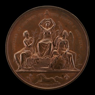 Peace of 1814 [reverse], 1814.