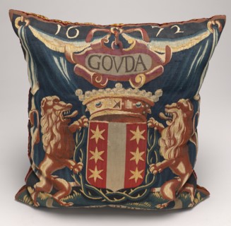 Tapestry-covered Cushion, c. 1675/1725.