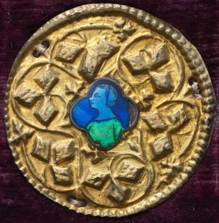 Costume Ornament with Profile Portrait, c. 1380/1400.