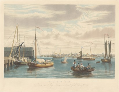 Boston: From the Ship House West End of the Navy Yard, published 1833.
