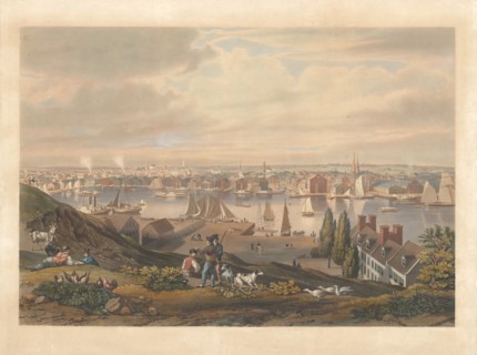 Baltimore from Federal Hill, published 1831.