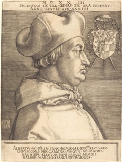 Cardinal Albrecht of Brandenburg ("Large Cardinal"), 1523.