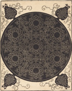 The Fourth Knot (combining seven circular groups of knots with black centers), probably 1506/1507.