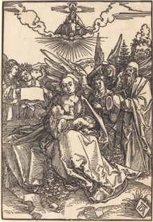 The Holy Family with Five Angels, in or before 1505.