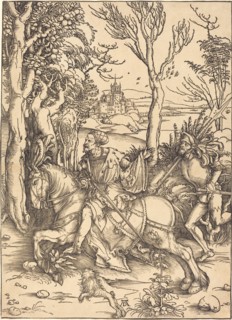 The Knight on Horseback and the Lansquenet, c. 1496/1497.
