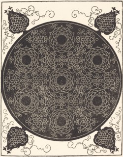 The Fourth Knot (combining seven circular groups of knots with black centers), probably 1506/1507.