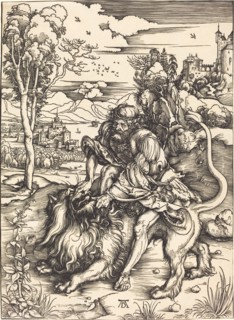 Samson Fighting with the Lion, c. 1497/1498.