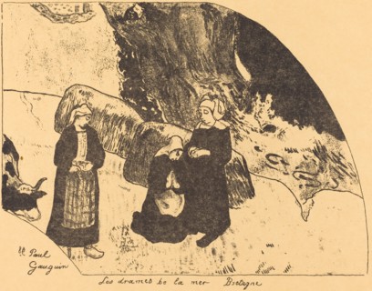 Dramas of the Sea, Brittany (Les drames de la mer, Bretagne), 1889.