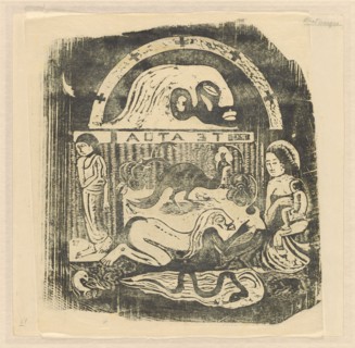 Te Atua (The Gods) Small Plate [recto], in or after 1895.