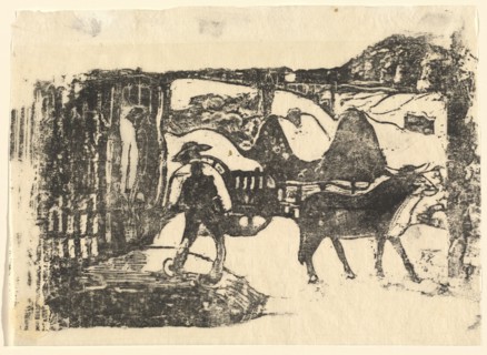 The Ox Cart (Le char a boeufs), in or after 1895.