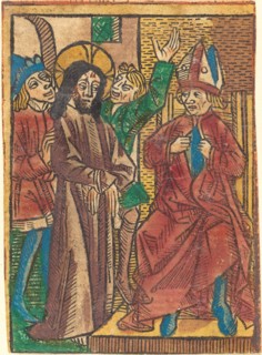 Before Caiaphas, c. 1490.