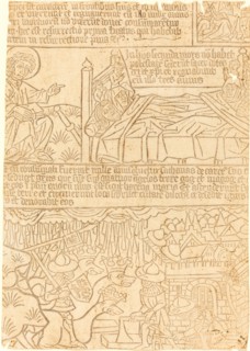 Apocalypse of John, Leaf 42, c. 1465.