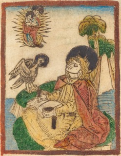 Saint John on the Island of Patmos, 1480/1490.