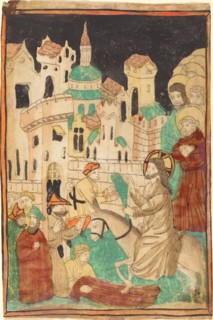 Christ's Entry into Jerusalem, probably 1450.