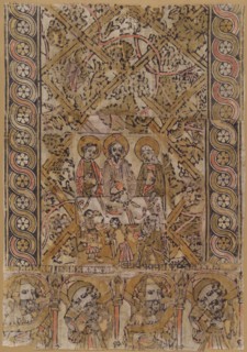A Lectern Cloth with the Marriage at Cana, c. 1400.