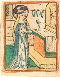 The Virgin in a Robe Embroidered with Ears of Corn, c. 1470/1480.