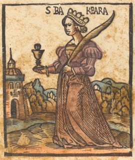Saint Barbara, c. 1500.