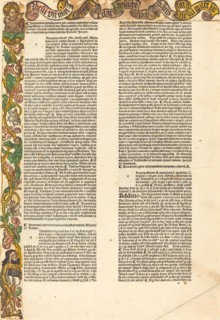 Border from an Almanac, c. 1489.