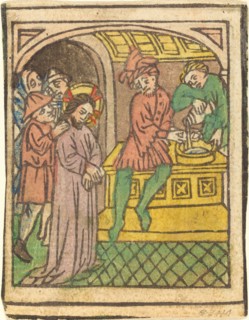 Pilate Washing His Hands [recto], c. 1440/1450.