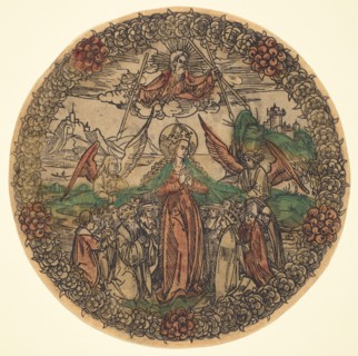 Madonna in a Wreath of Roses, 1490/1500.