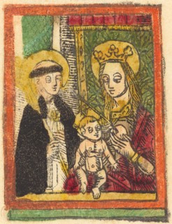 Saint Bernard with the Madonna and Child, 1480/1500.