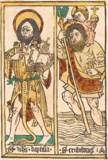 Saint John the Baptist and Saint Christopher, 1470/1480.