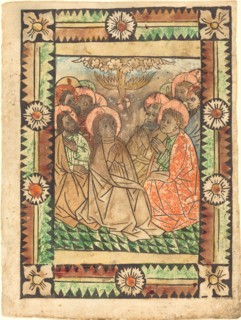 The Descent of the Holy Ghost, c. 1450.