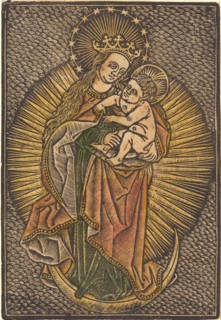 Madonna and Child in Glory, fourth quarter 15th century.