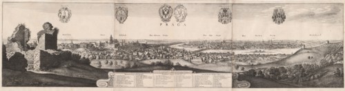 The Great View of Prague, 1649.