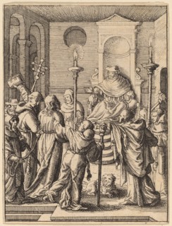 Jesus before Annas.