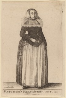Mercantoris Hanauiensis Vxor.