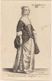 Mulier Generosa Anglica, 1644.