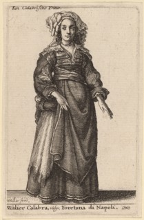 Mulier Calabra, Vulgo, Foretana di Napoli.