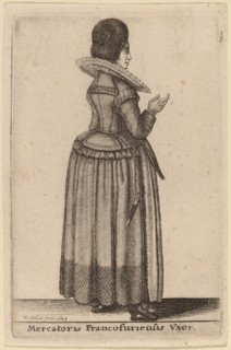 Mercatoris Francofurtensis Vxor, 17th century.
