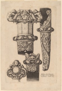 Ornamentation for a Dagger and Scabbard, 1644.